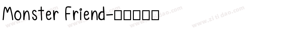 Monster Friend字体转换